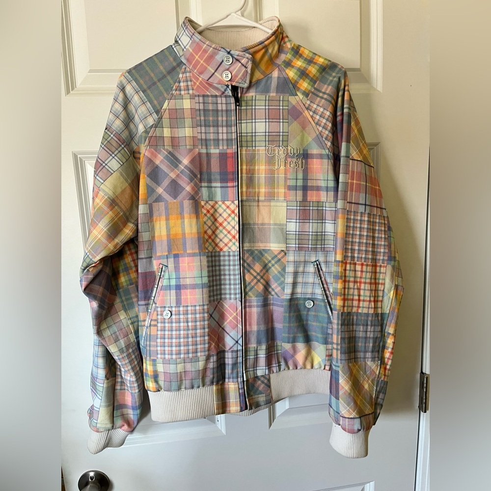 Teddy Fresh Grandpa Patchwork Design Jacket